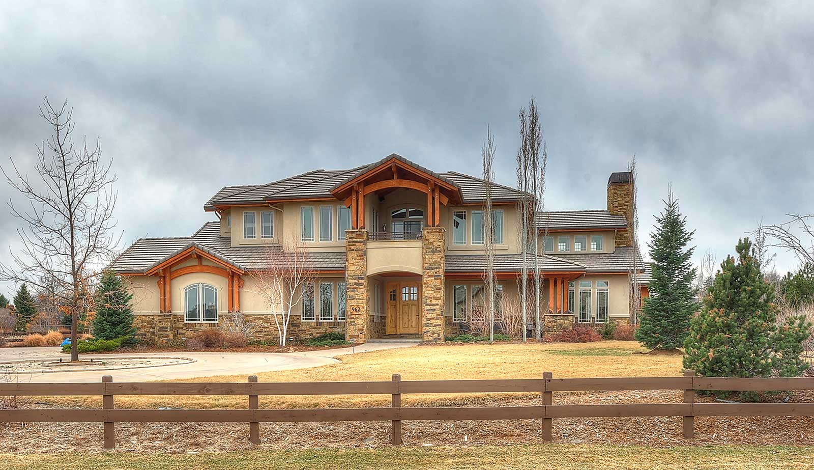 Large custom home