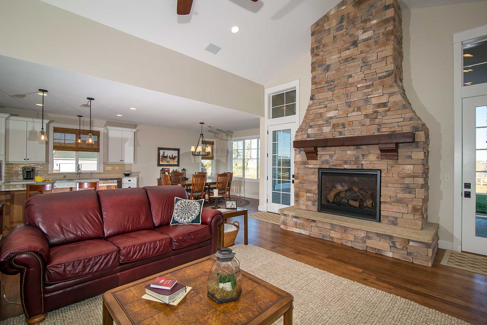 family room fireplace